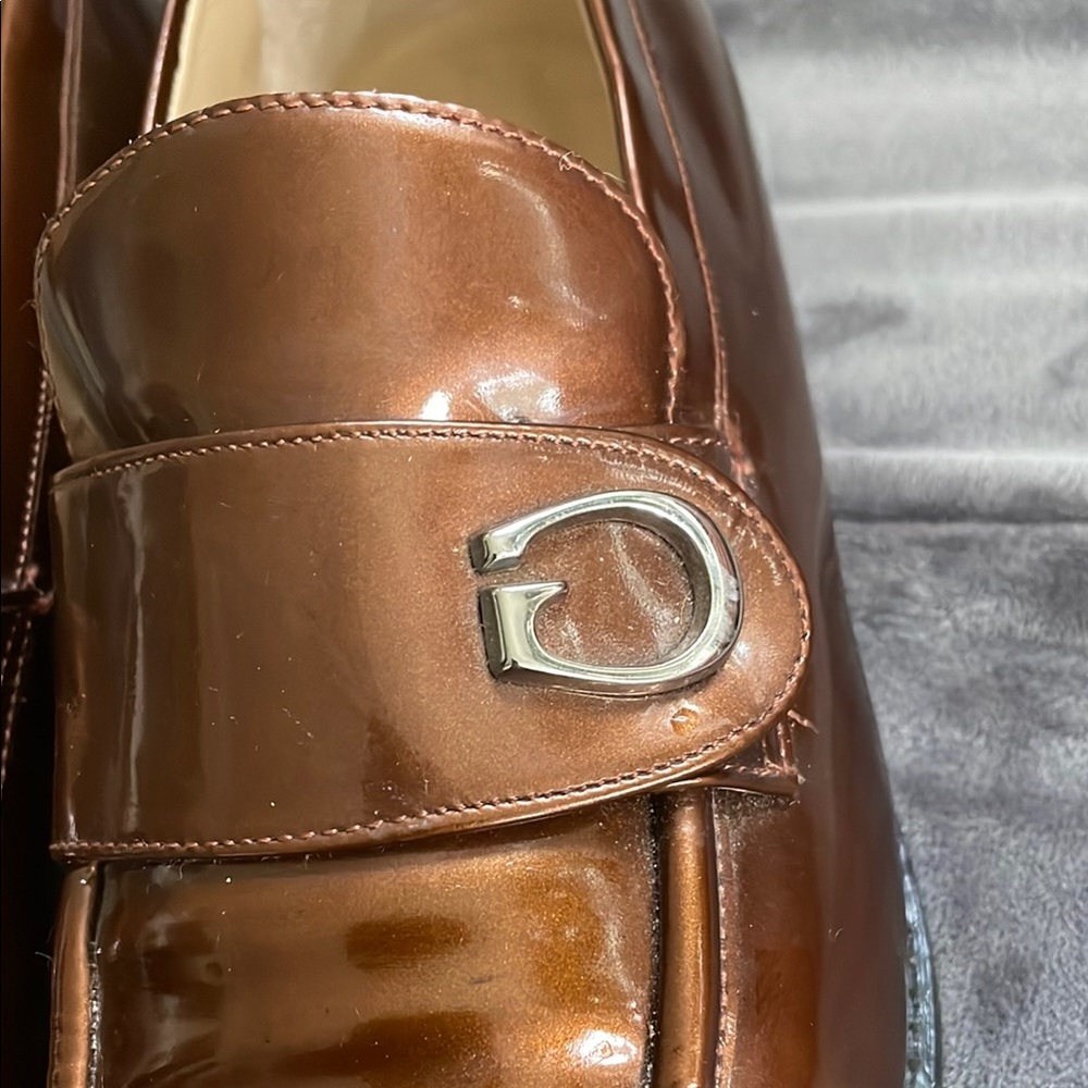 Gucci gold Patent Leather Loafers - Picture 13 of 13